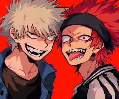Profile image of Bakugo and Kirishima