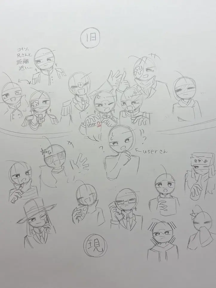 Mochimugi_desu0703의 旧国達が視えるようになった件について