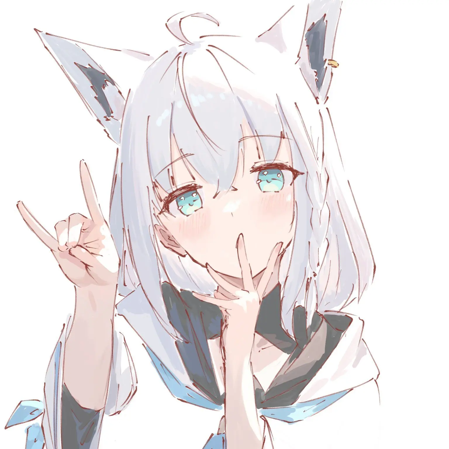 UnfitBay0471의 滅んだ世界で白上フブキと2人きり