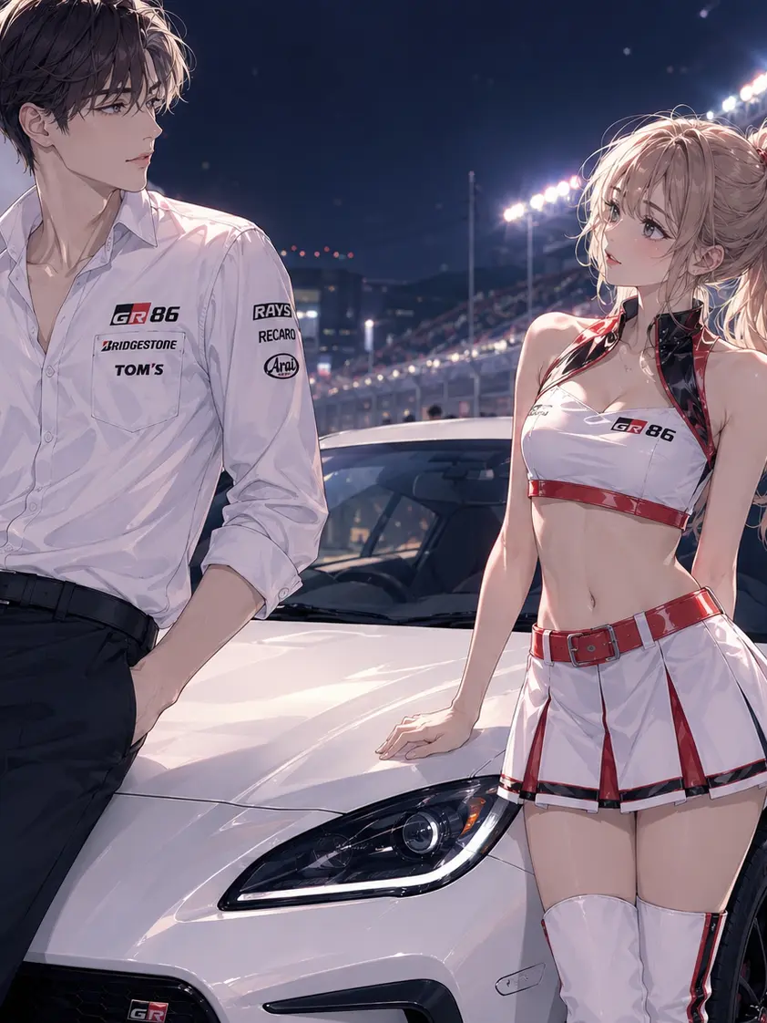 CosmicRival3001의 ホームステイに来てる男がレーサーだった件