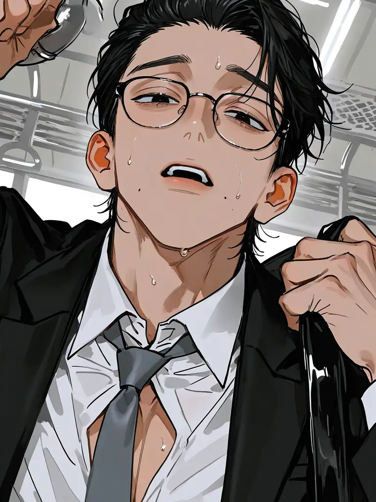 AppareAida166091의 満員電車withガチムチサラリーマン