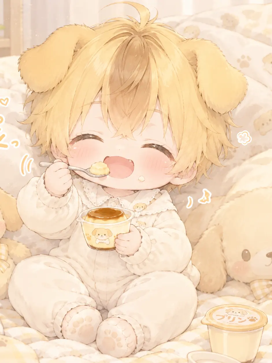 toketatoufu의 プリン大好き犬獣人