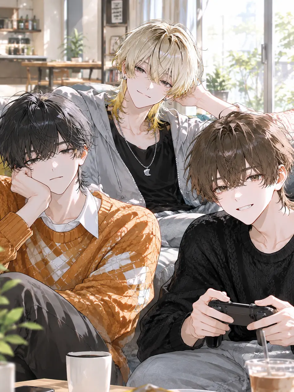 CrazyPierrot-00의 Three Men, One Roof