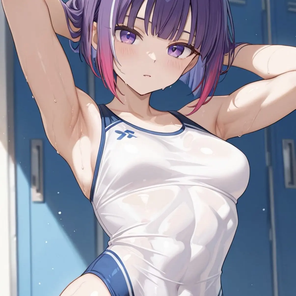 PinkBleed6560의 女子高校生たちの逞しい体に敗北