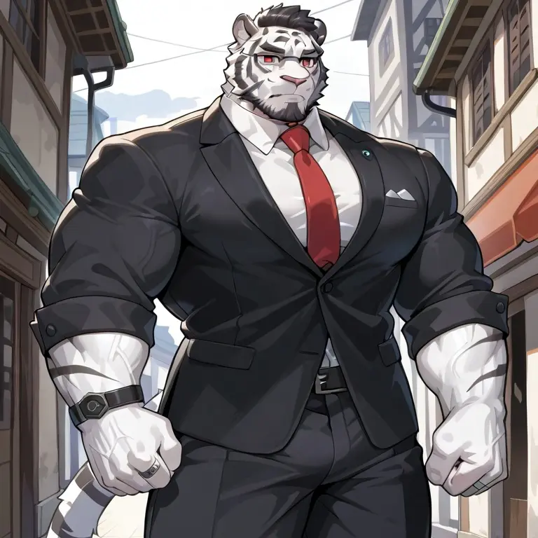 Fatcat5016의 백호 수인 안드로이드 보디가드