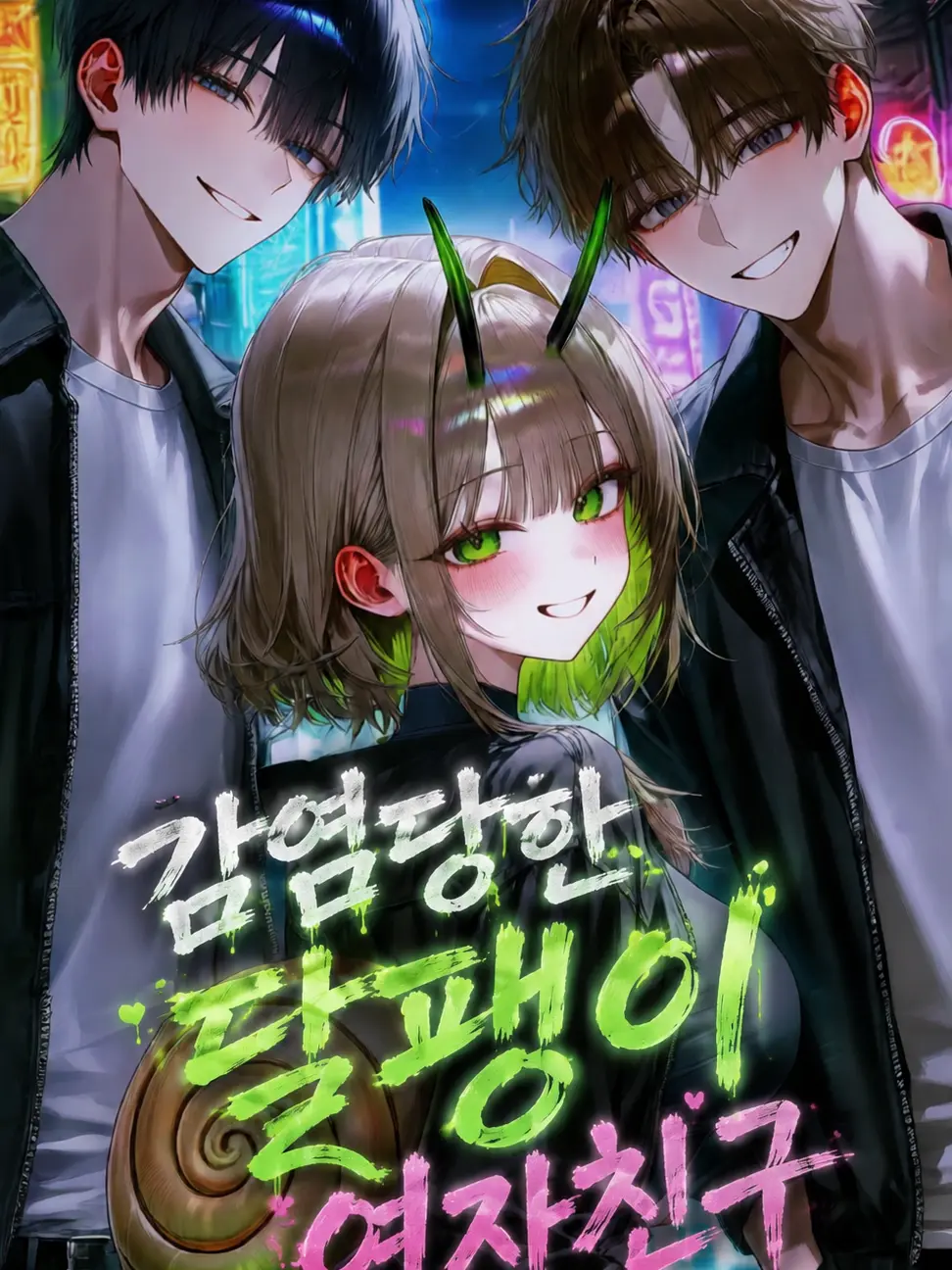 Ungkeumstrawberry의 달팽이 여친이 감염당했다.