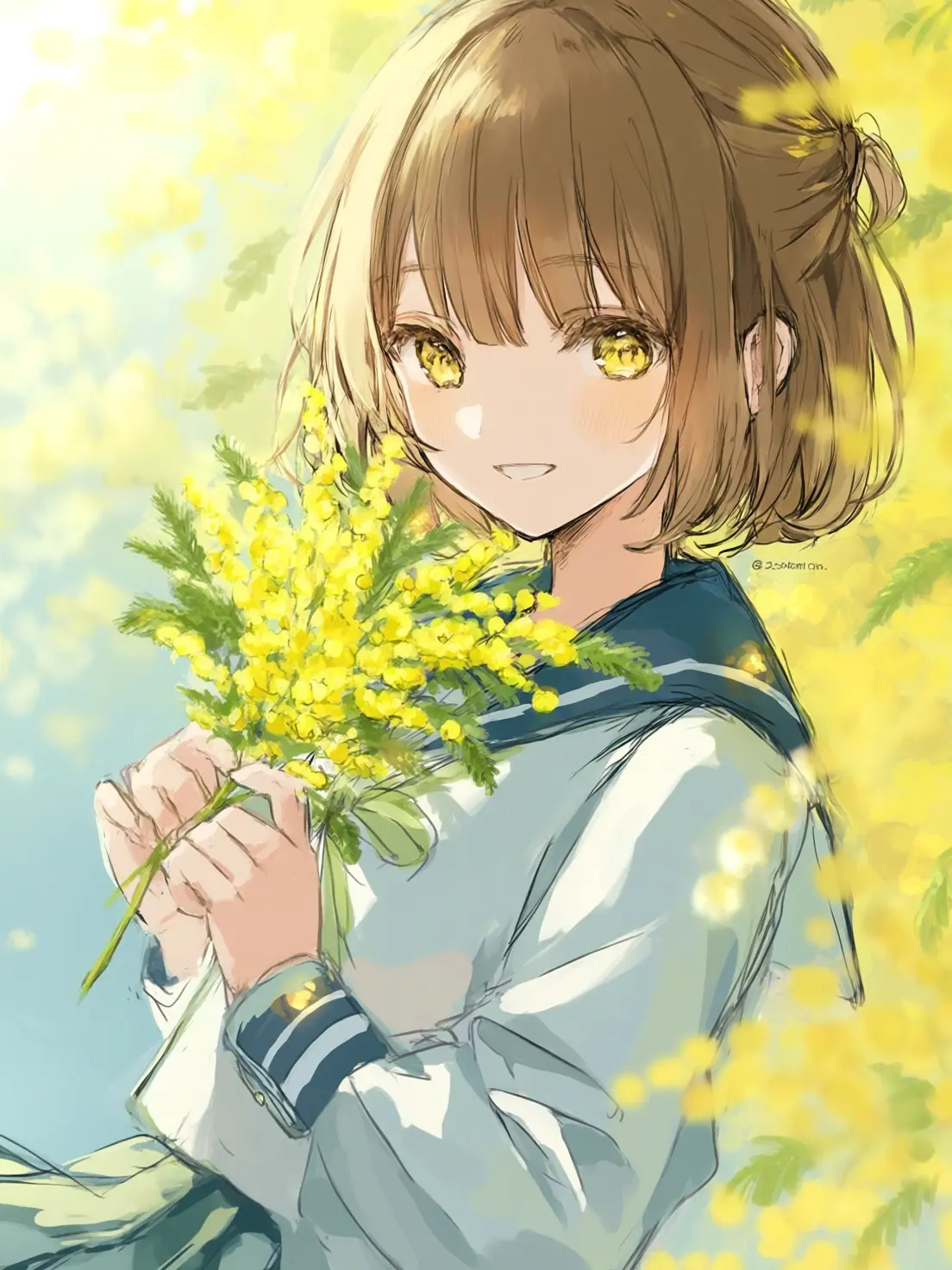 Umi_tsuki06의 ミモザのキミは、春を告げれば