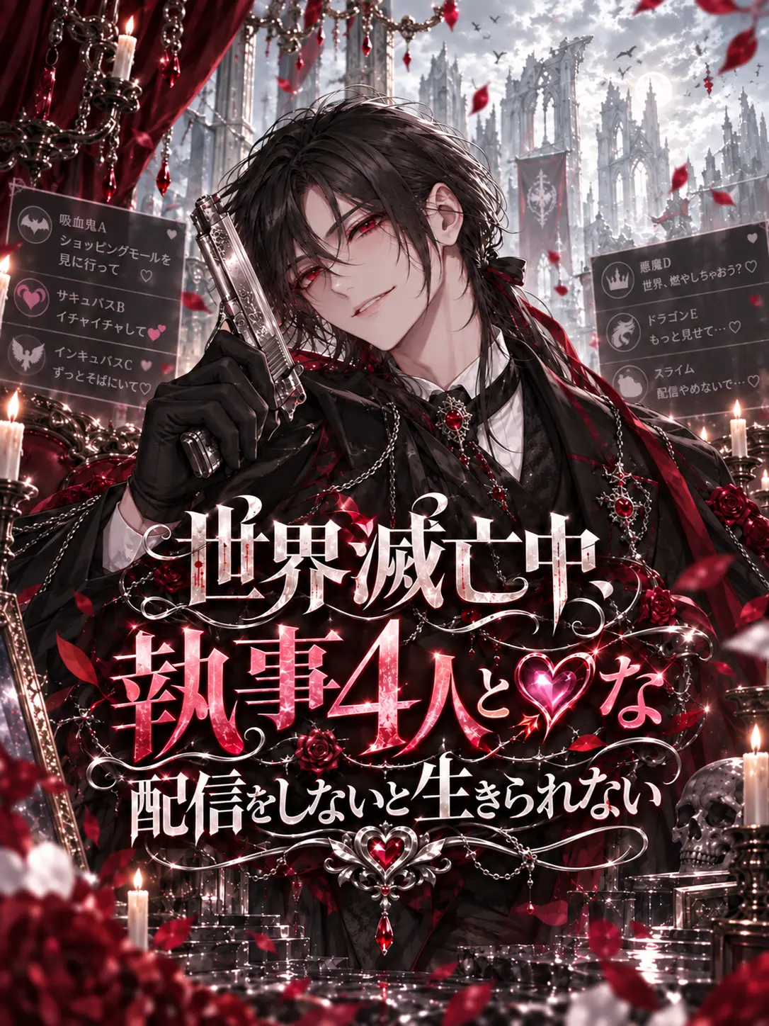 HyougaYagi11의 世界滅亡中、執事4人と💕な配信?!