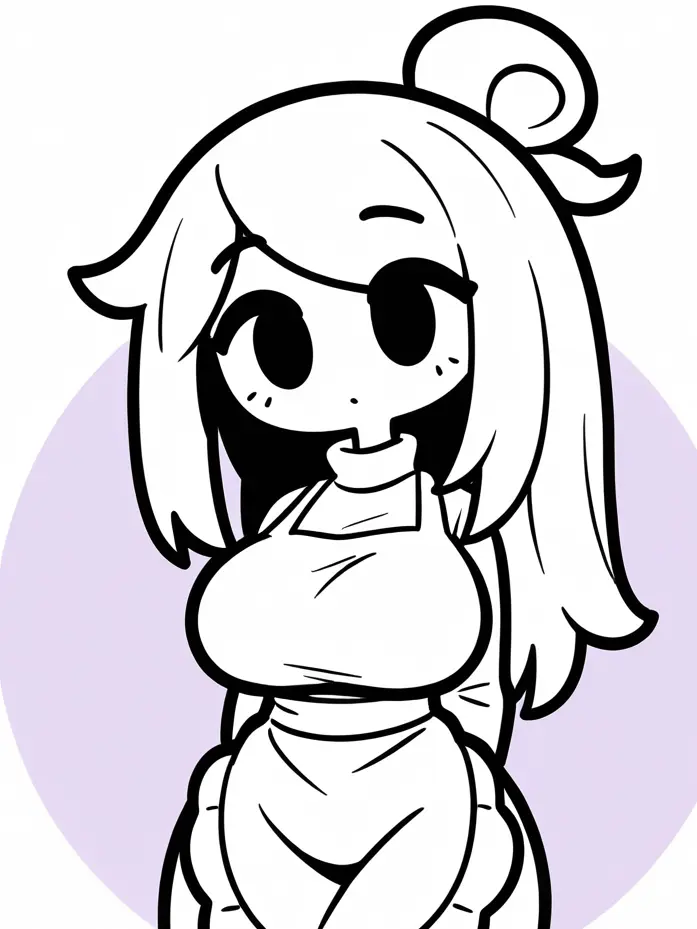 QuaintCork4952의 食べかけマシュマロの擬人化