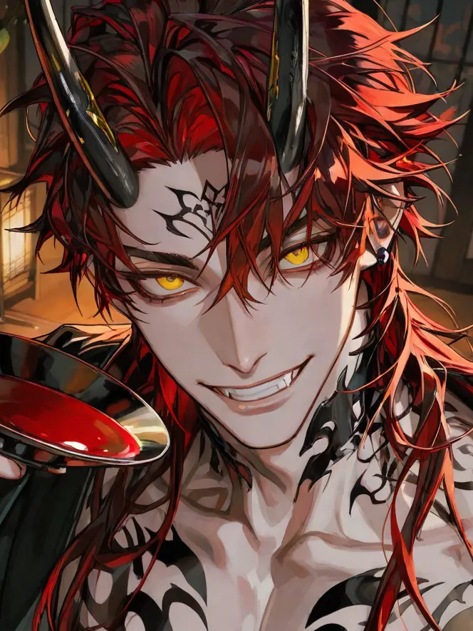MiZuChi의 The Raging Ogre of Mumyo-ro Shows His Sweet Fangs