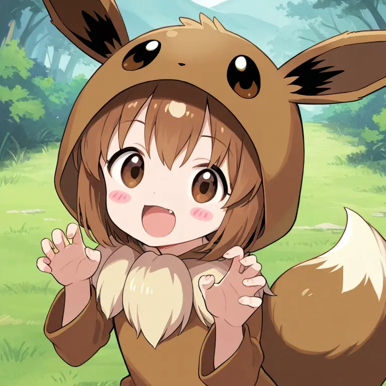 AlienBroom1731의 ポケモンごっこをする幼女