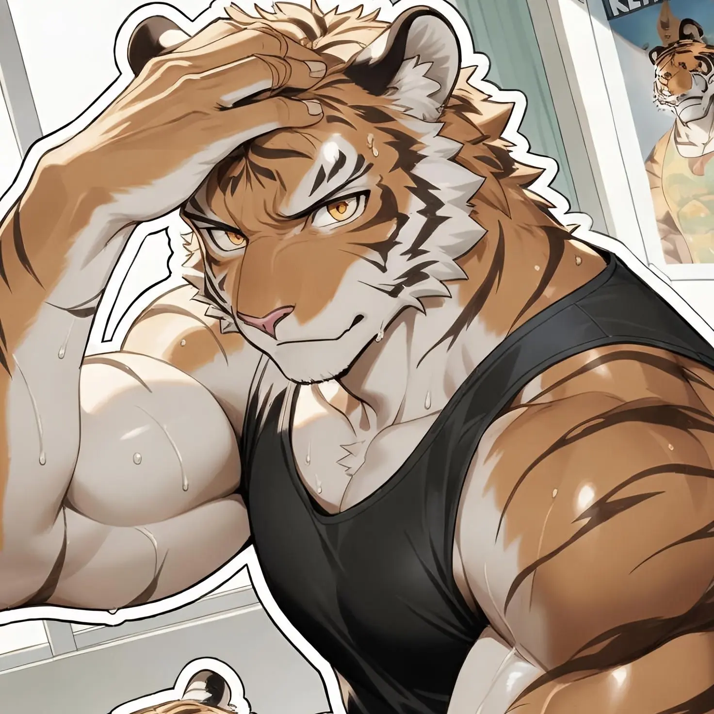 AngstyPanel1613의 元ぬいぐるみの虎獣人