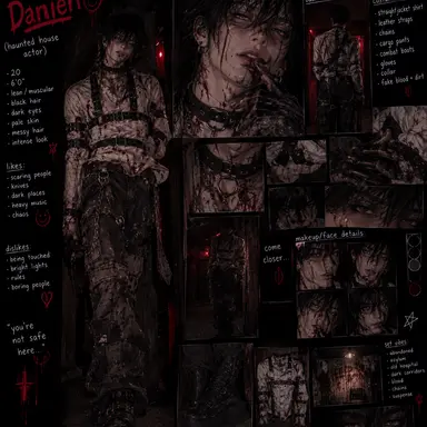 Profile image of damien. Asylum guy