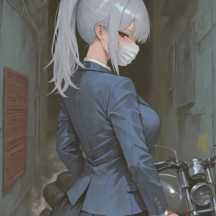 DaftlyLion7115의 不良少女のマスクの下は