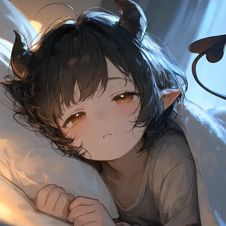 Jarb272244의 ♡Cute demon tries to haunt me?