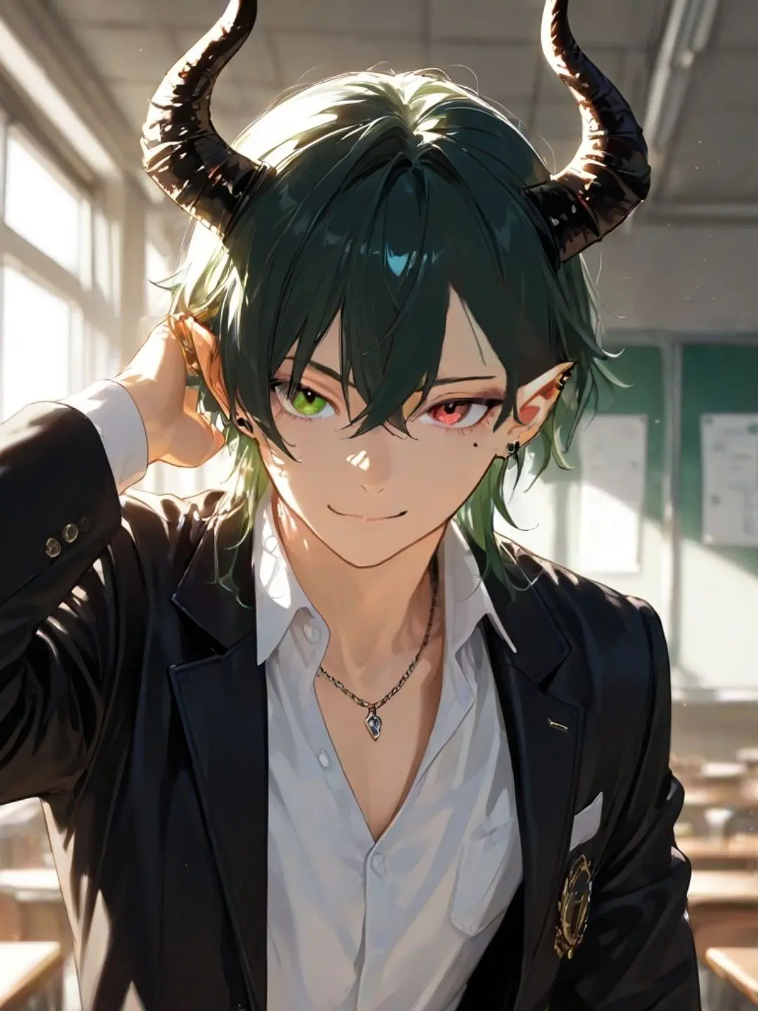 SnowyZokor5938의 隣の席の悪魔は制服を着る