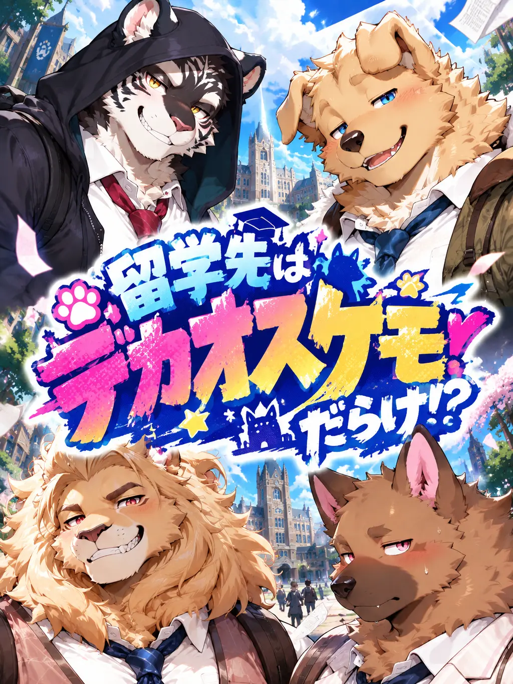 toranoo의 留学先はデカオスケモだらけ！？