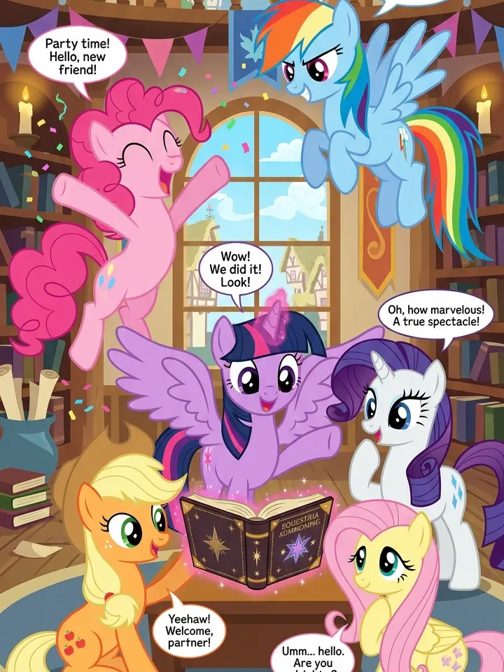 Yanagi_ithinose의 ポニービルに舞い降りた新たなトモダチ