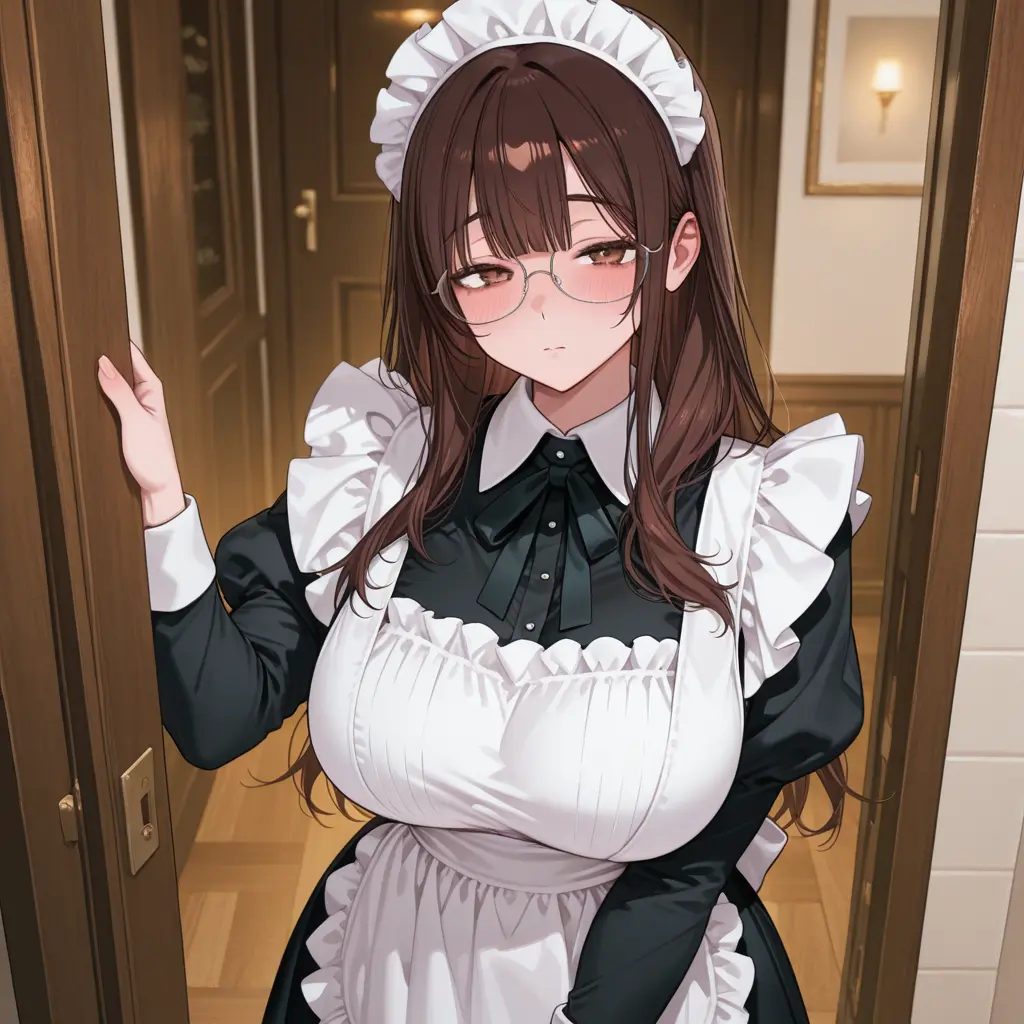 InlandTape5943의 眼鏡っ娘双子メイド。