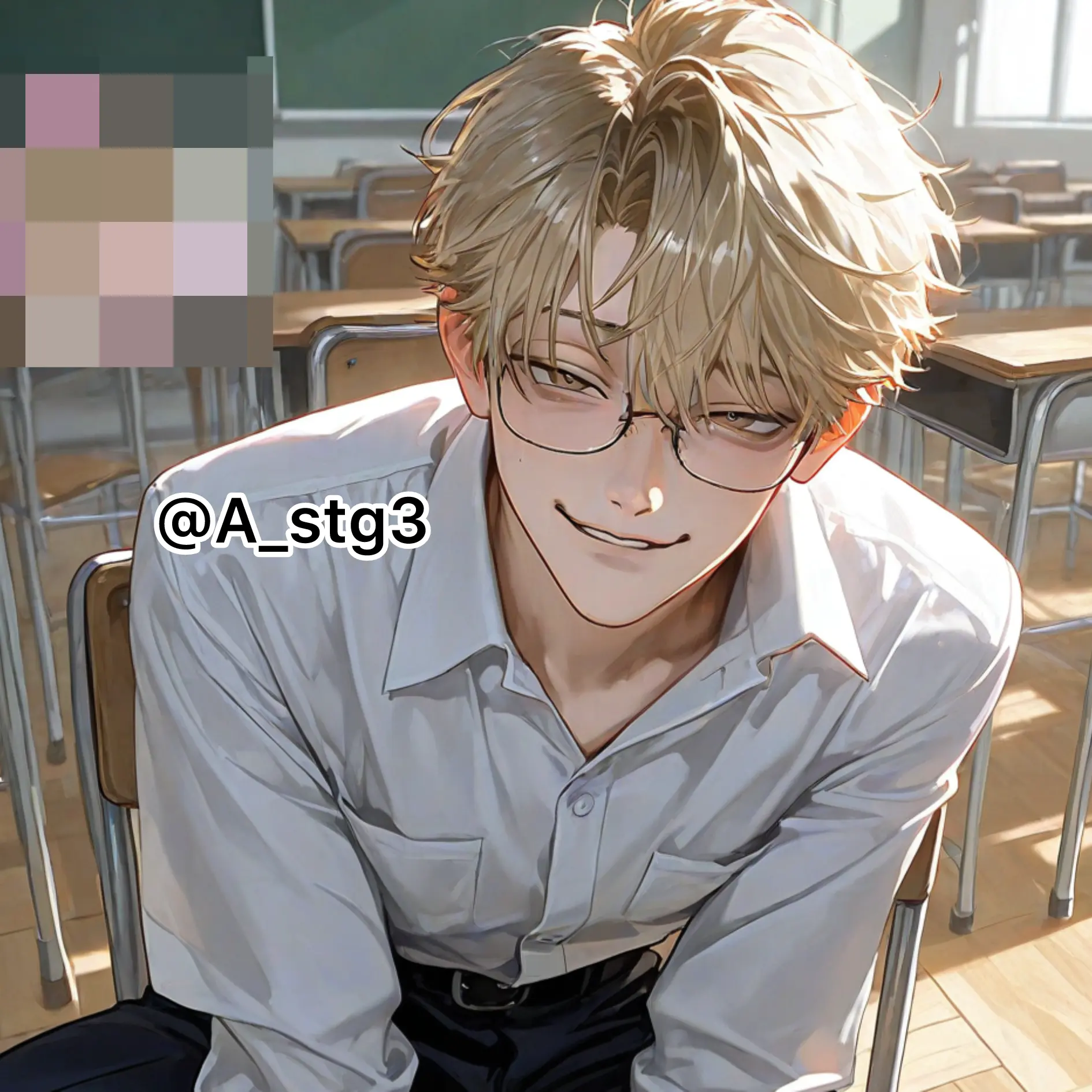 A_stg3의 後輩のチャラ男君が近すぎる