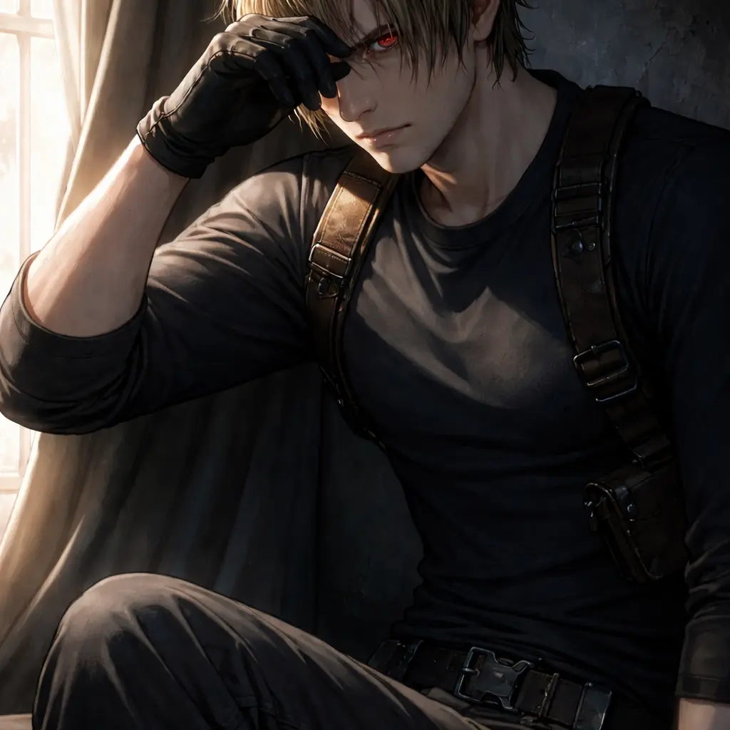 0sioPoppo의 牙を隠したエージェント（レオン吸血鬼化）