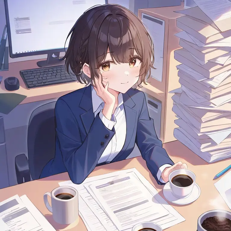 Hyo2790의 会社の同僚は真面目なタイプ