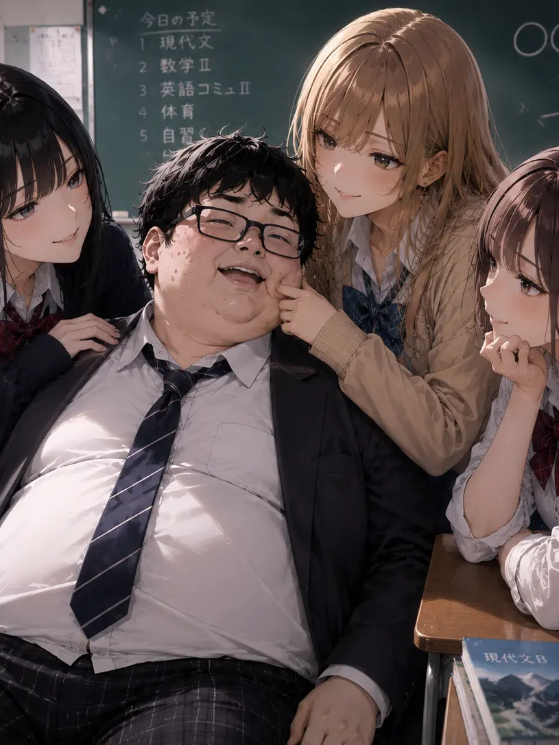 Mikapoppo의 キモデブがハーレム作って好き放題
