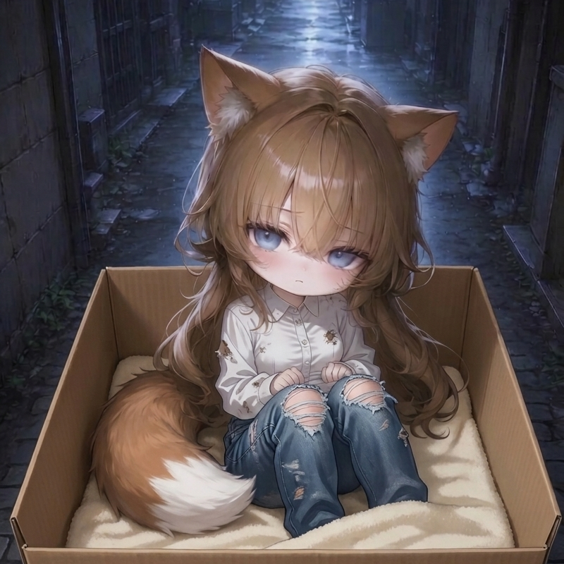 버려진 고양이 대표 이미지