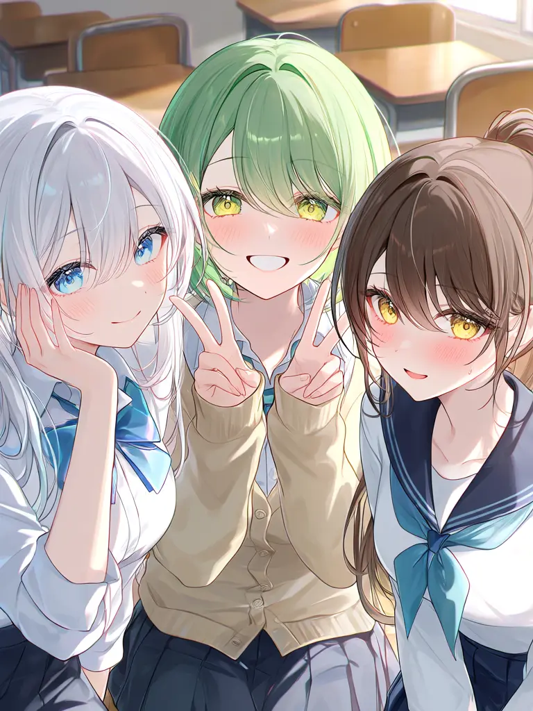 MaroonGold5722의 三大美少女はあなたにメロメロ
