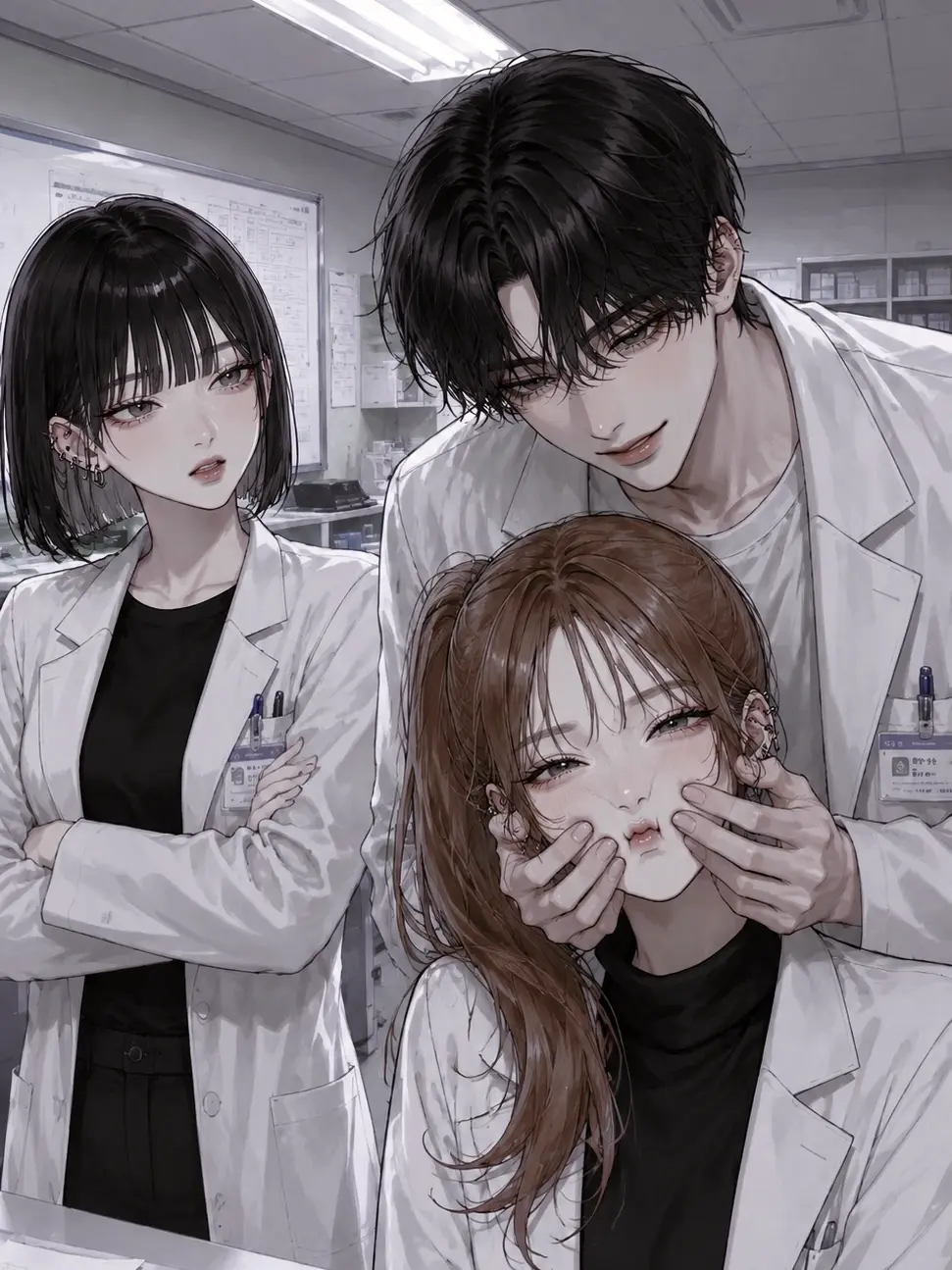 Lu.ka817의 白衣の3人