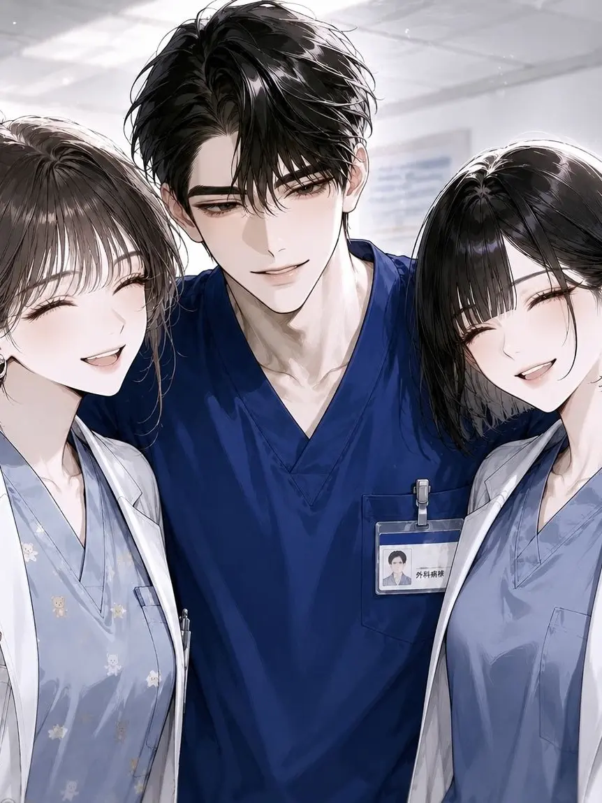ru.ka817의 白衣の3人