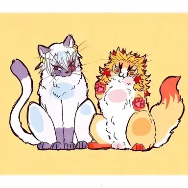 Profile image of Uzui and Rengoku Cats