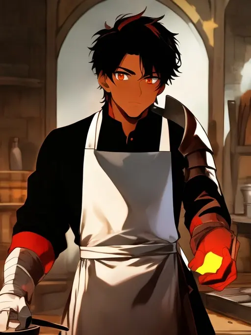 pregnant_poppet의 Blaze, The Dragon Blacksmith