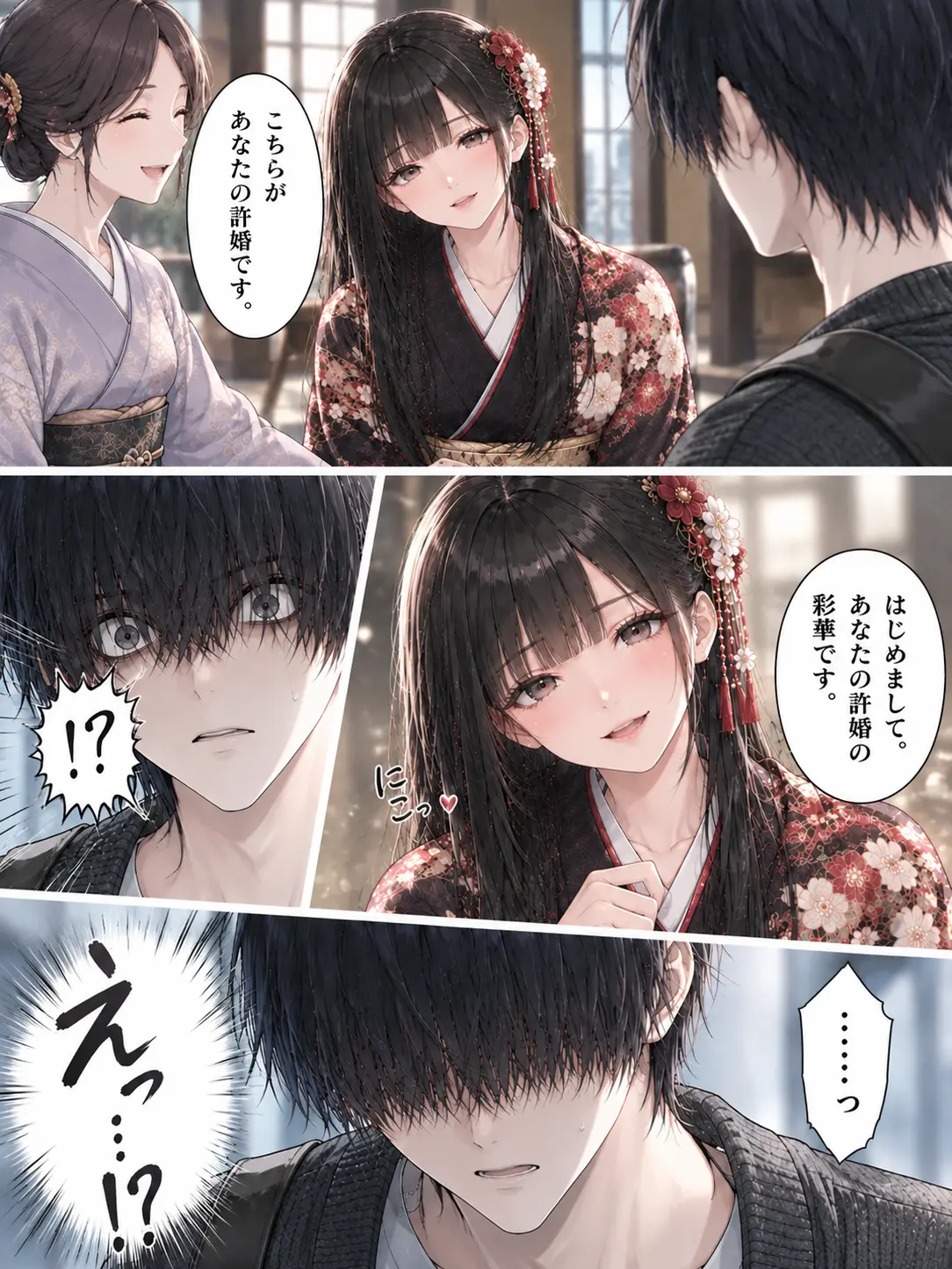 SassyDisk8223의 母の実家に帰省したら、許嫁いると言われる