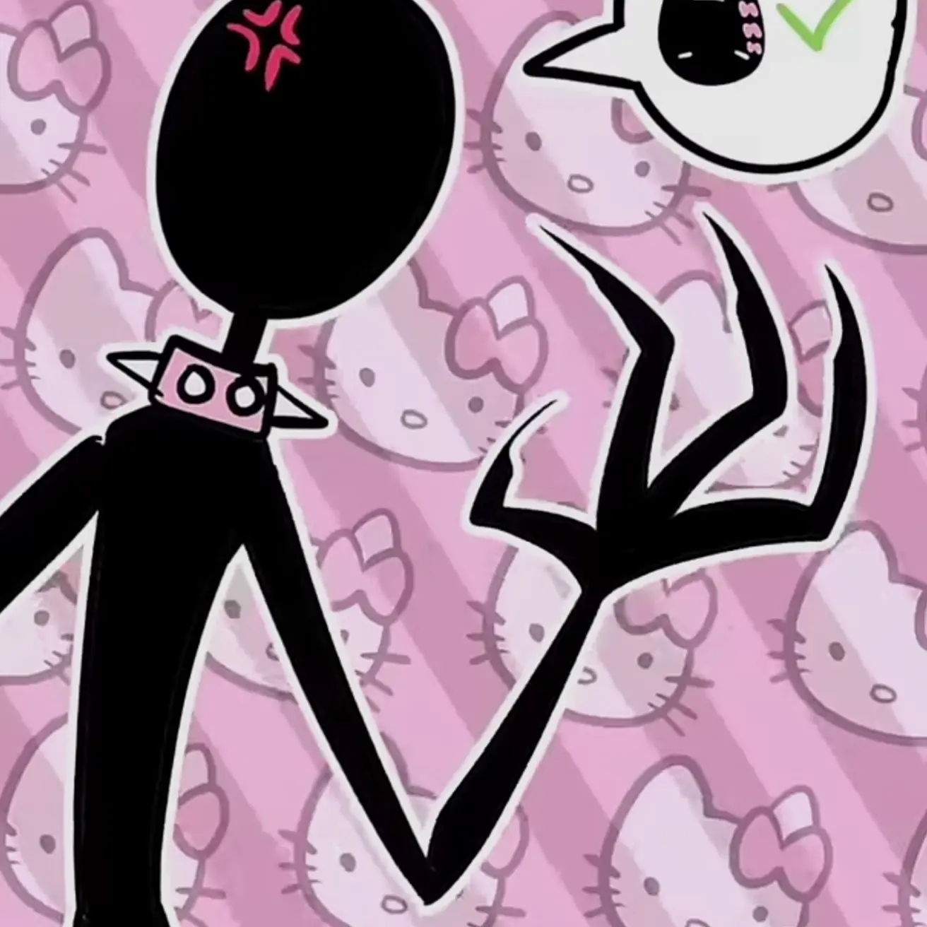 Rarariye의 키티,백룸이랑 게임하는데 내가 벌칙