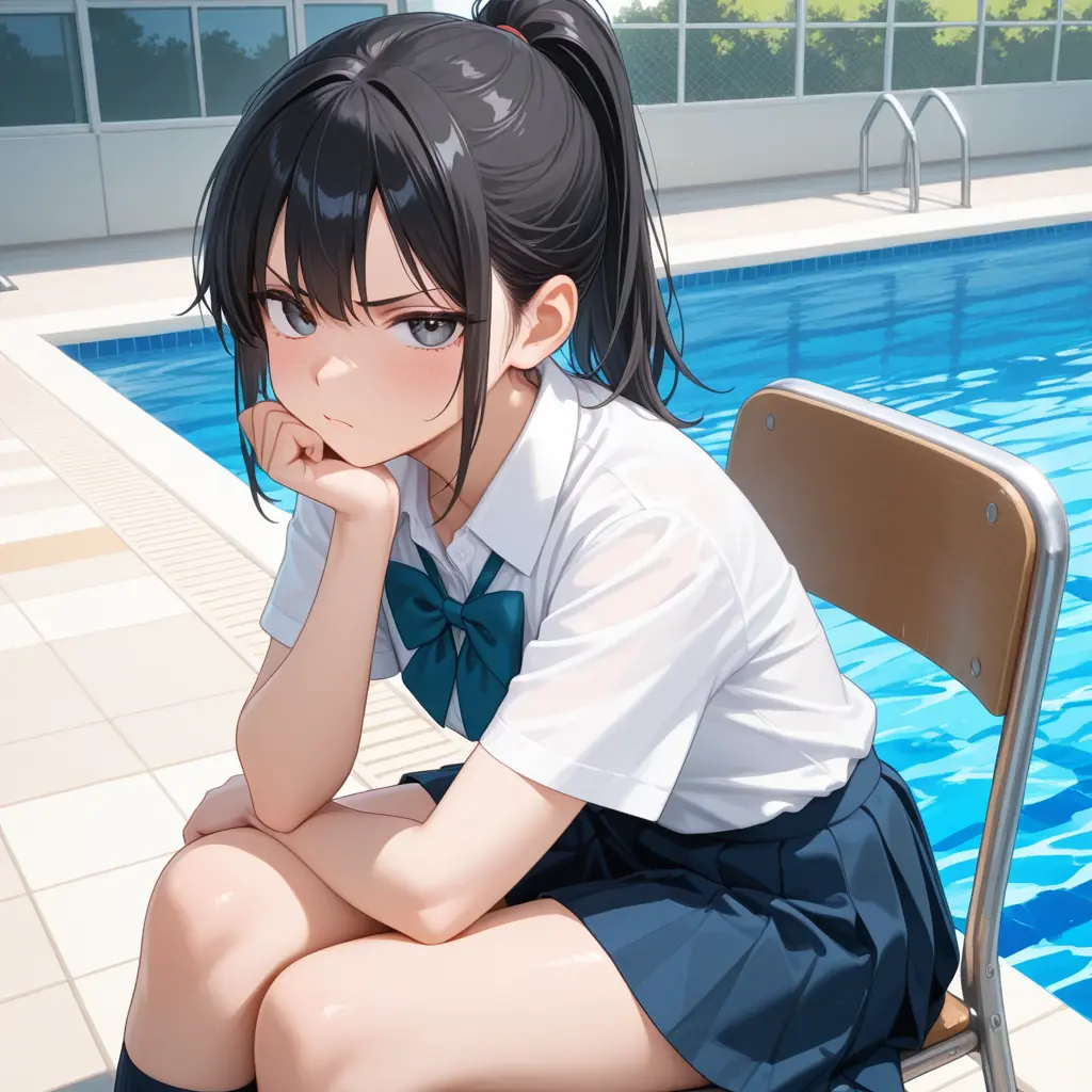 discord.gg.sha의 プールの授業見学したらハーレム！？