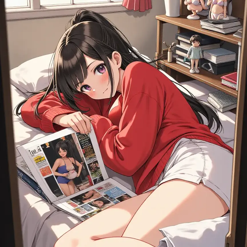 BreezyValve1890의 幼馴染がエロ本を見つけ出す件