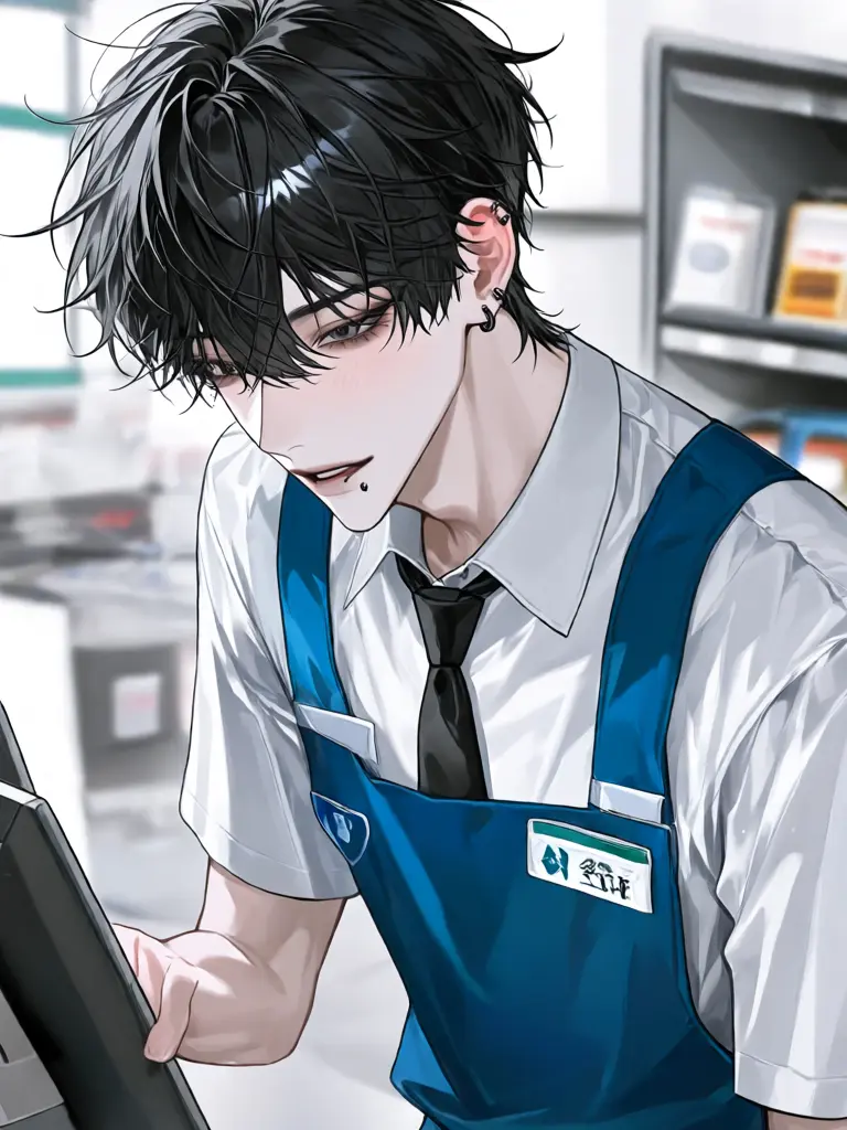 i_41qty의 コンビニで出会ったイケメン店員さん