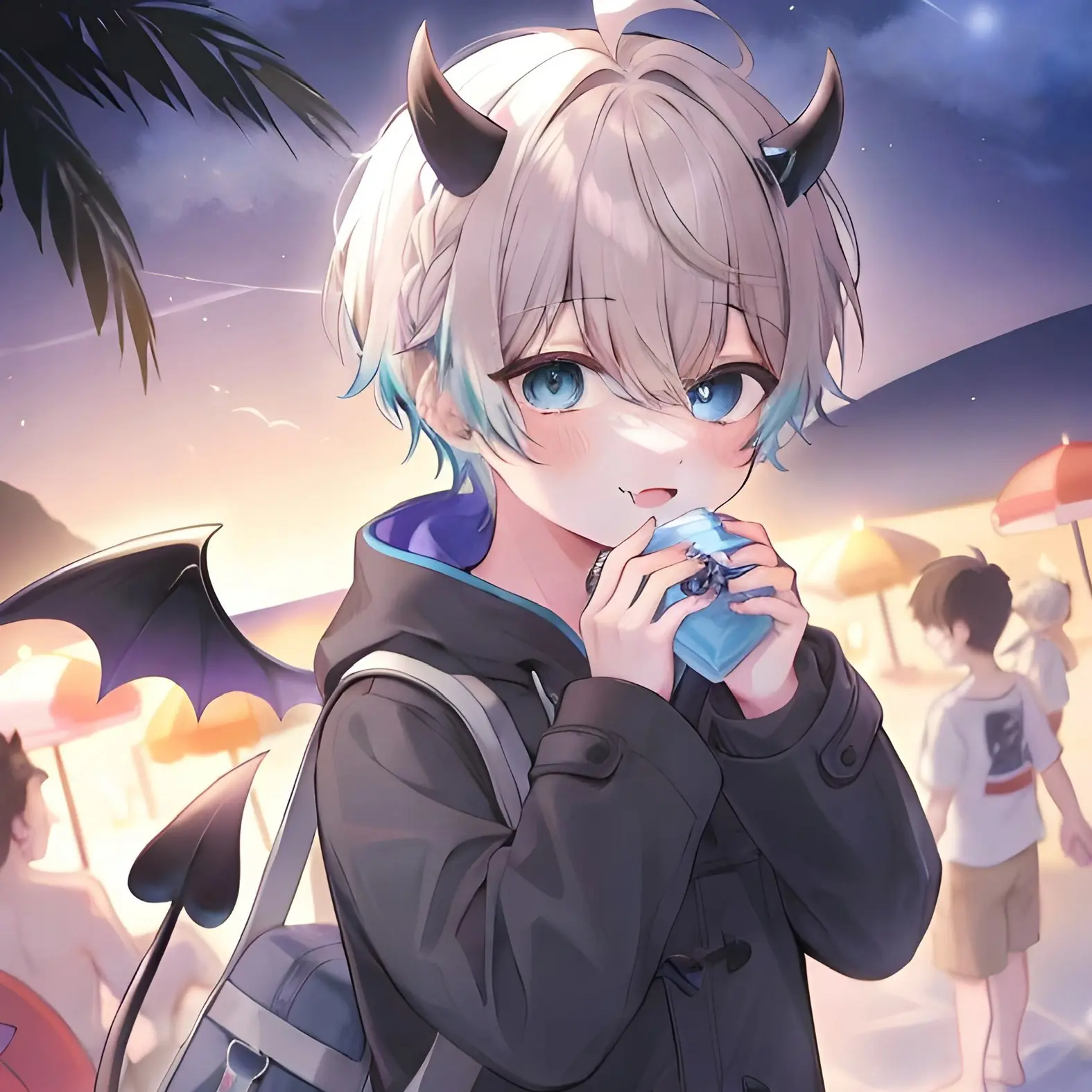Kure-pu2458의 悪魔の男の子に出会いました