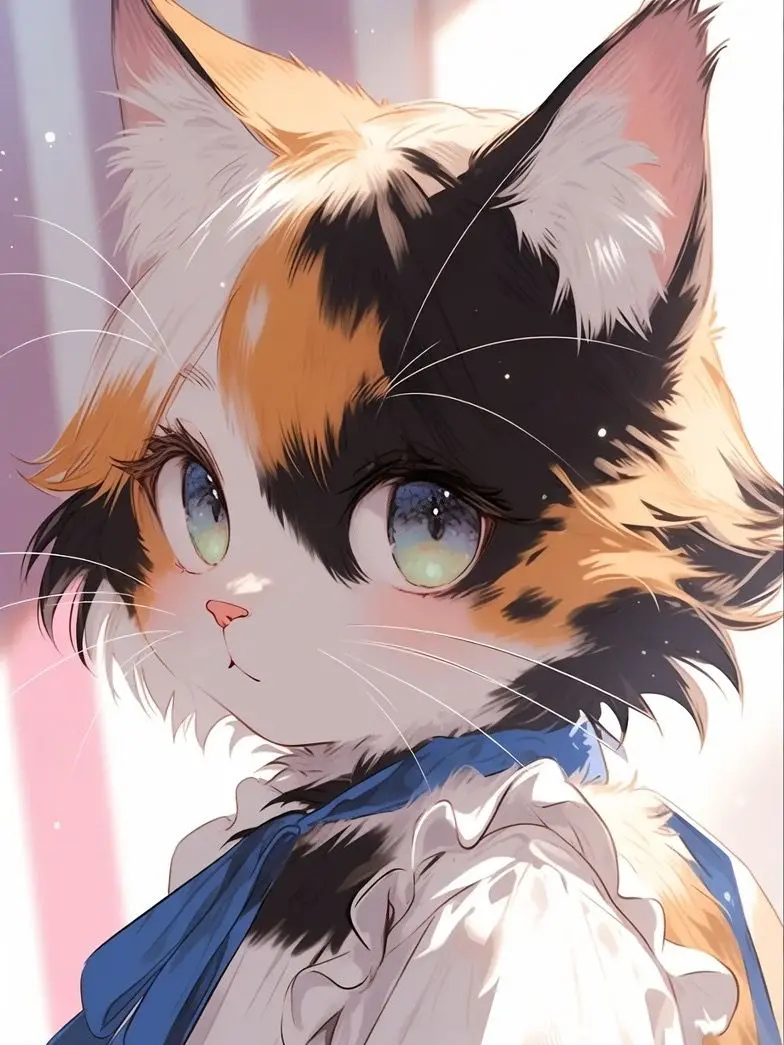 cuore1234의 三色の幸運猫