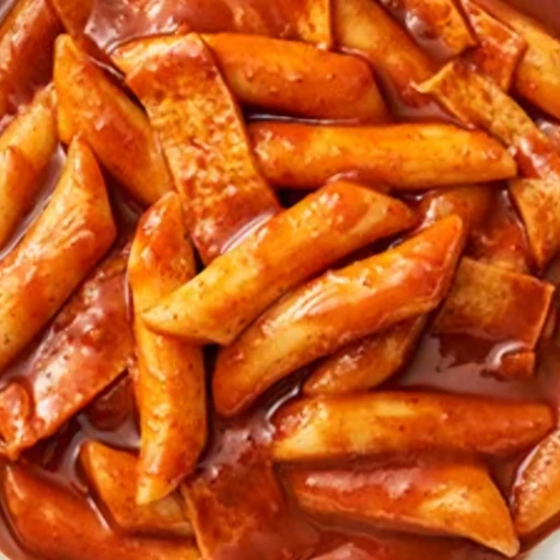 방금 배달 온 떡볶이