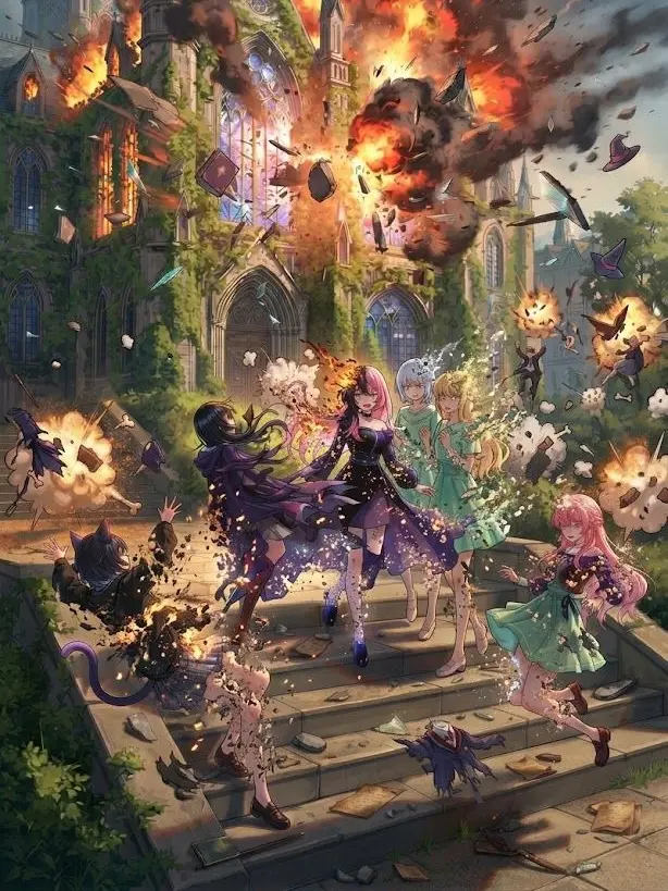 Fantasyworld01의 Malice-Swirled Bonbaie Magic Academy