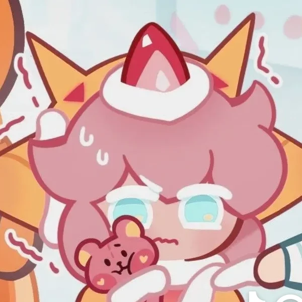 딸기 크레페 쿠키