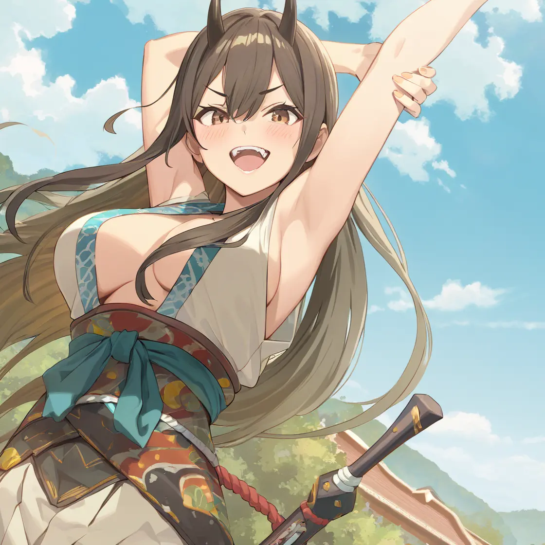 Alieta의 위기에서 구해준 도깨비 소녀