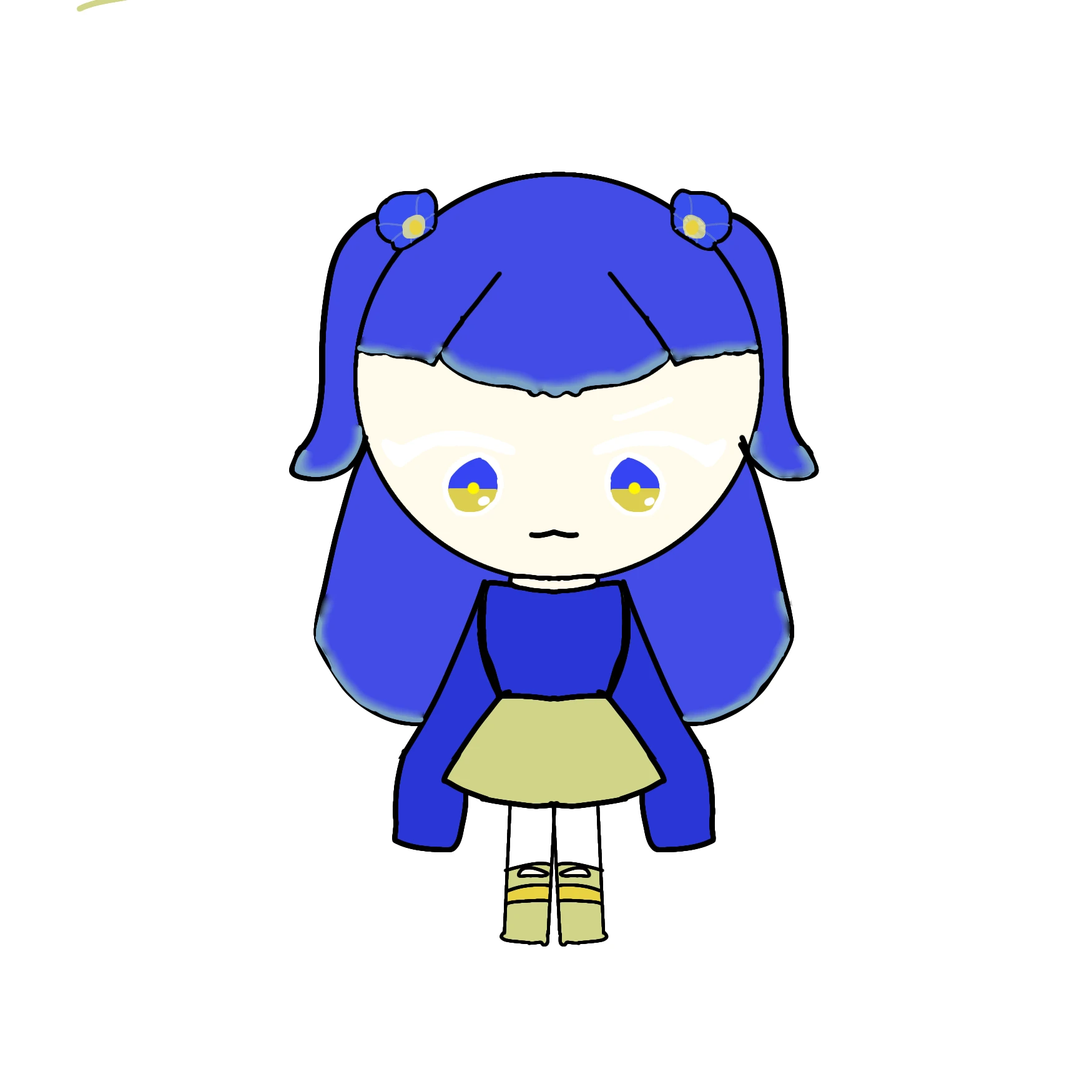 나팔꽃 쿠키