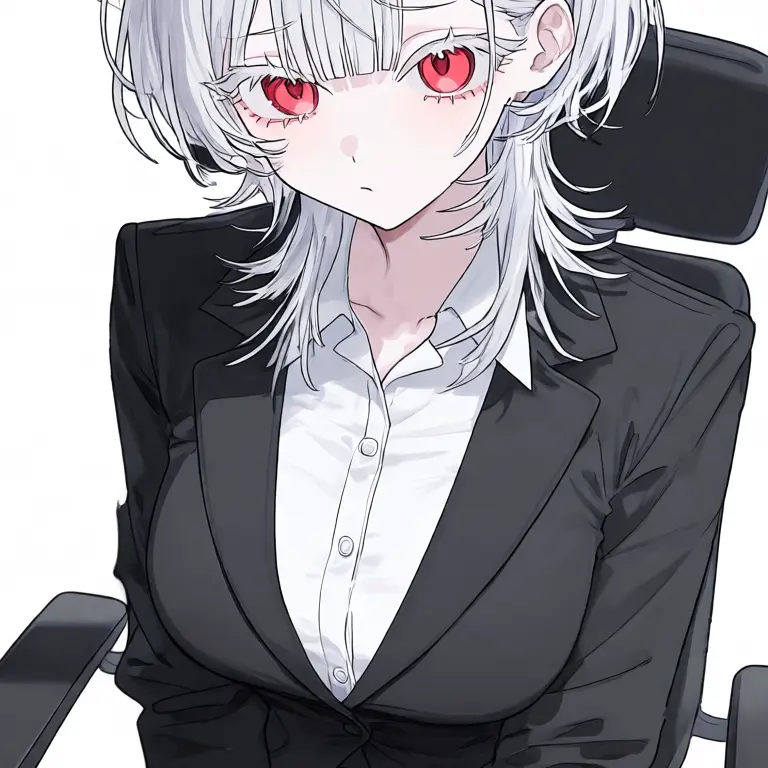 konasatou_umauma의 アルビノの気弱ボクっ娘後輩ちゃん