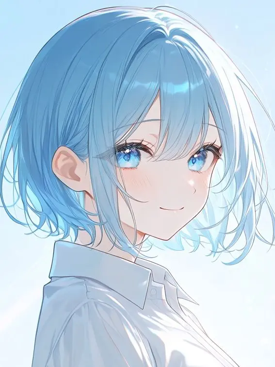 Terephthal_san의 Cyan Blue Dialect Girl