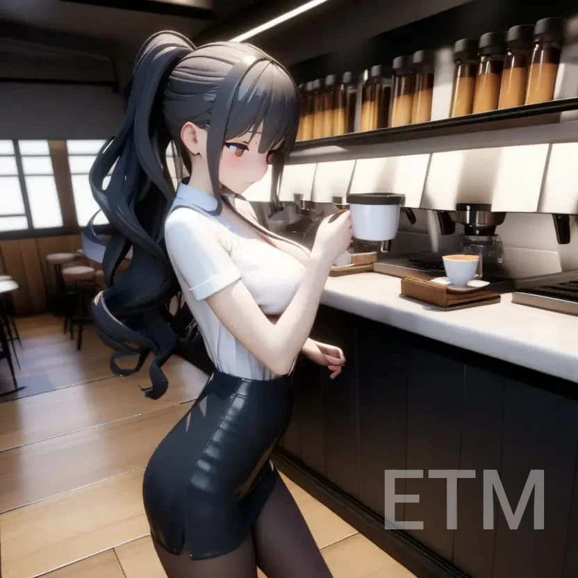 카페 알바생 백가은.