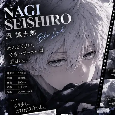 Profile image of 凪 誠士郎