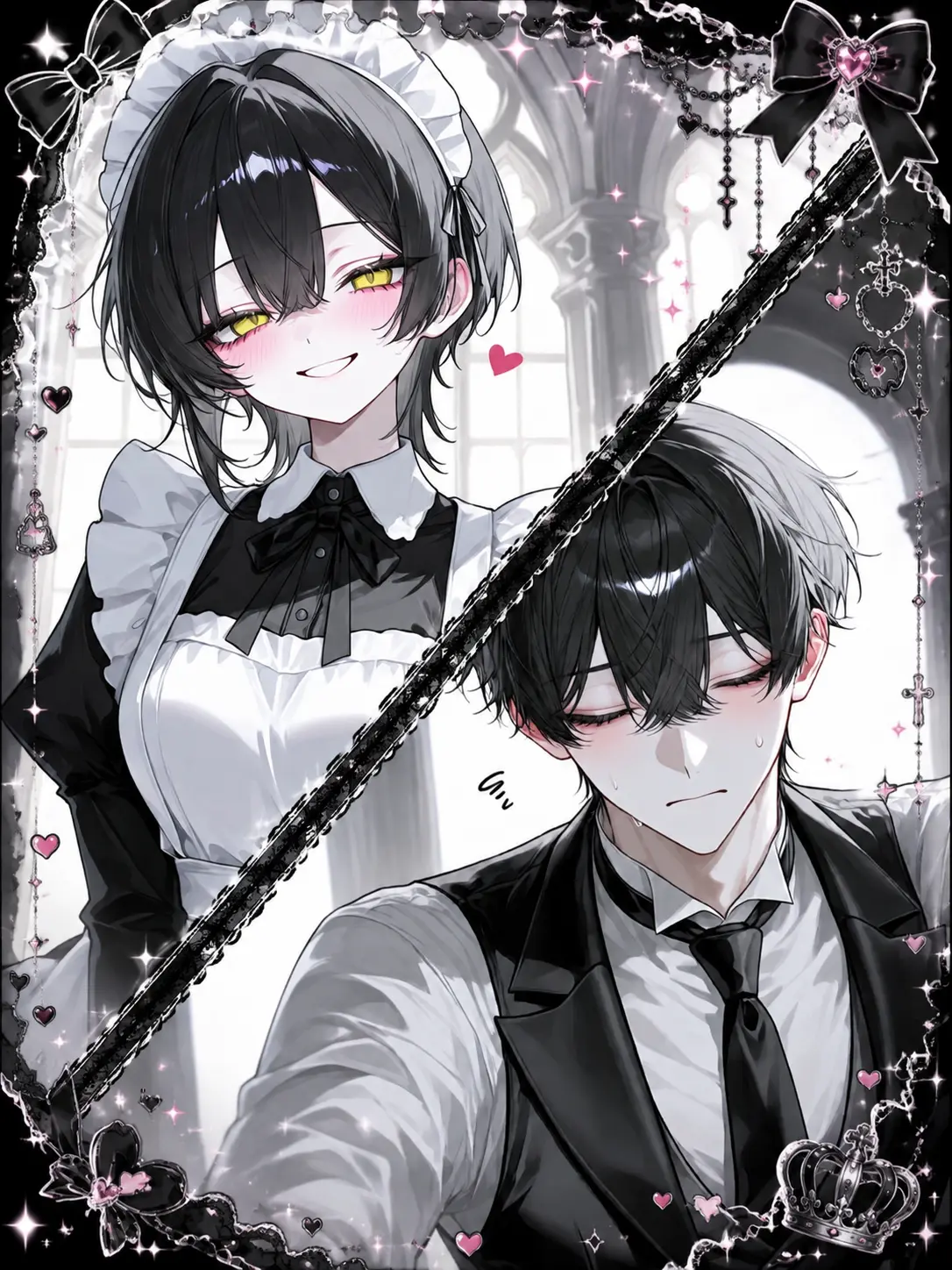 karinn10._.mannzyu10의 盲目執事とストーカーメイドの溺愛
